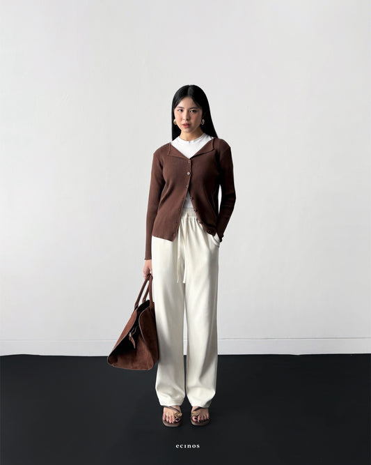ECINOS - Designer Ribbed Pants