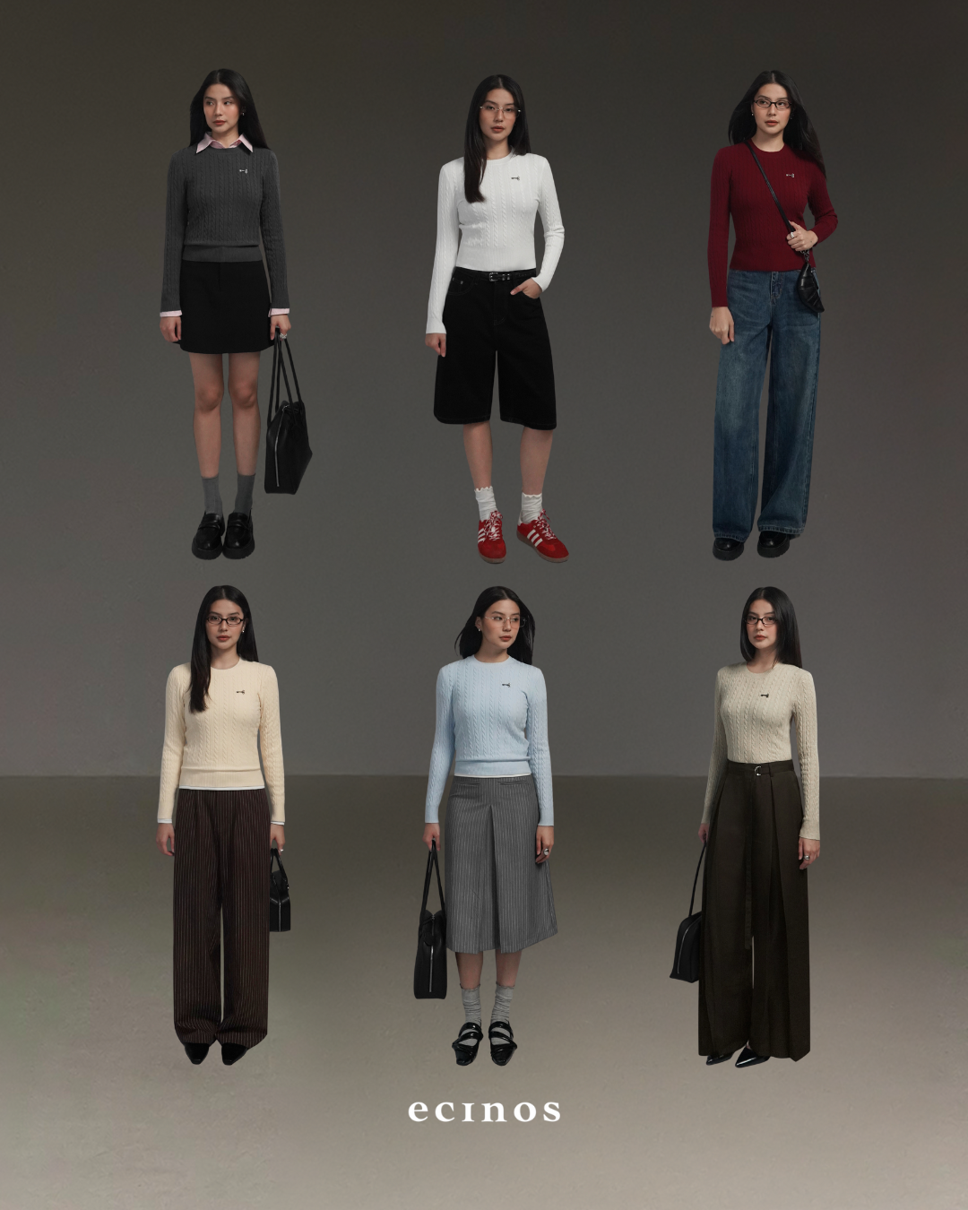 ECINOS - Cherise Cable Knitted Top