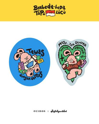 [NOT FOR SALE] - Limited edition sticker ecinos × Joyfullyscribbled