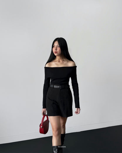 ECINOS - HR Off Shoulder Knit Top