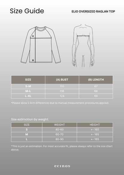ECINOS - Elio Oversized Raglan Top