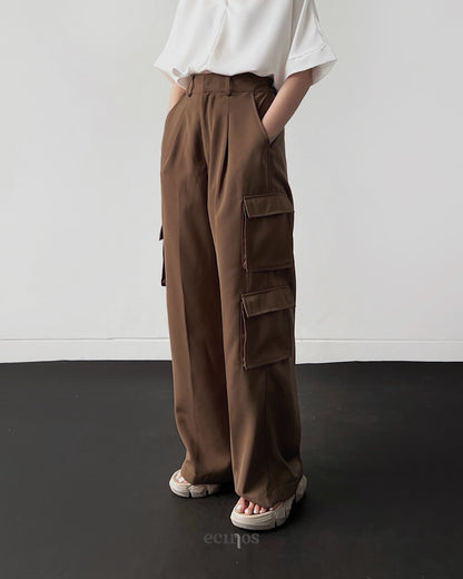 ECINOS - Darkest Cargo Pants