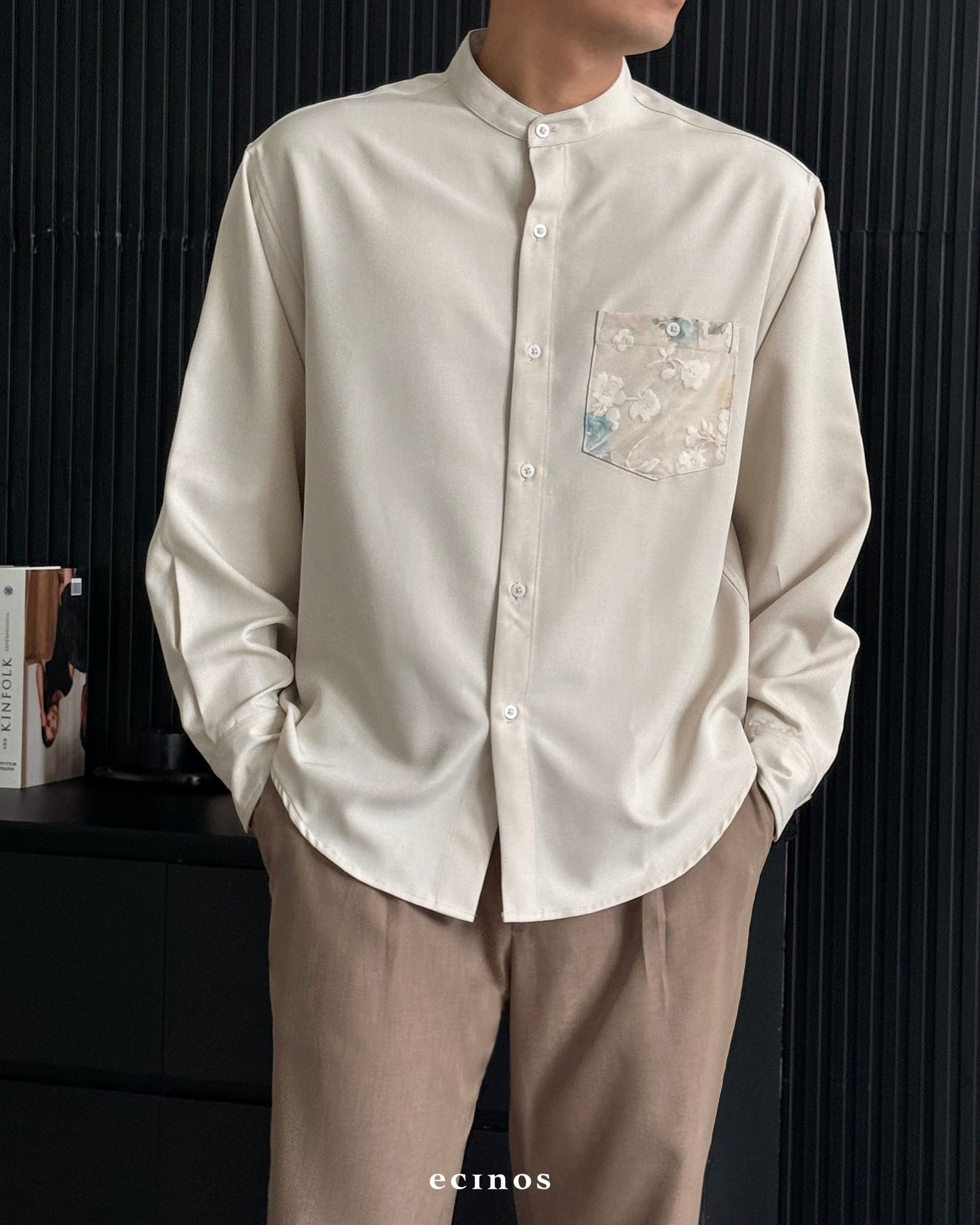 ECINOS Man - Mandarin Collar Shirt