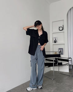 Irene Crinkle Top