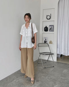 Irene Crinkle Top