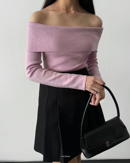 ECINOS - HR Off Shoulder Knit Top