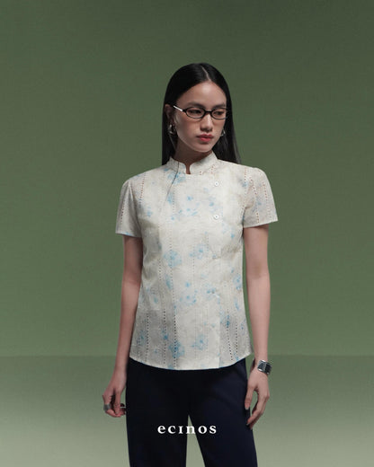 ECINOS - Aster Side Button Top