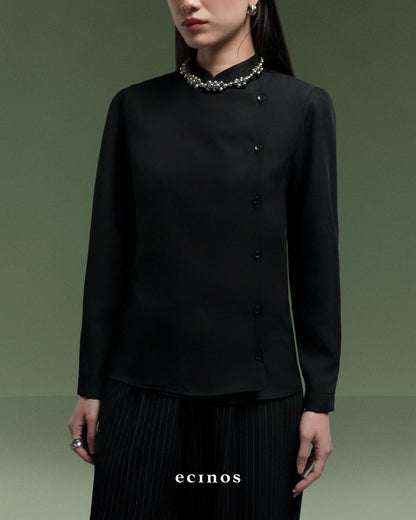 ECINOS - Aster Side Button Top
