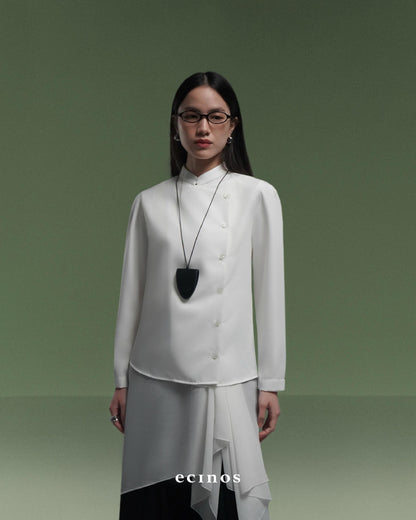 ECINOS - Aster Side Button Top