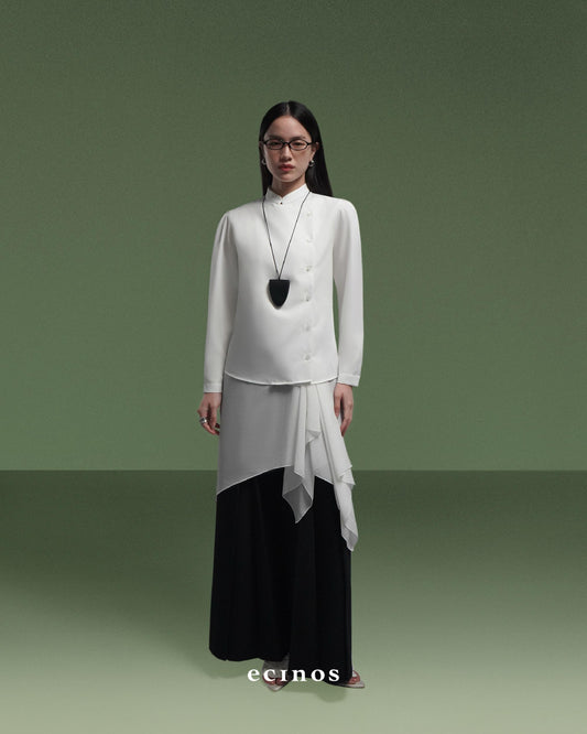 ECINOS - Aster Side Button Top