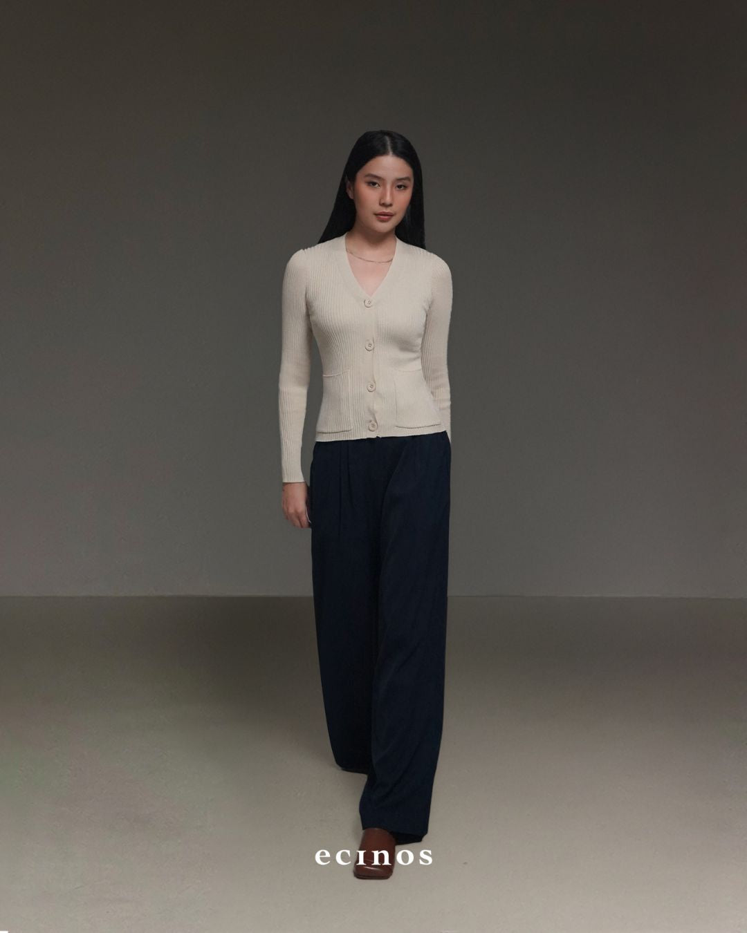 ECINOS - Chér Fitted Cardigan | Atasan Wanita | Cardigan Wanita Fitted