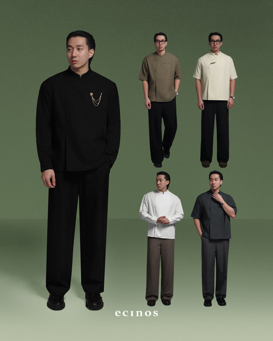 ECINOS Man - Aspen Side Button Top