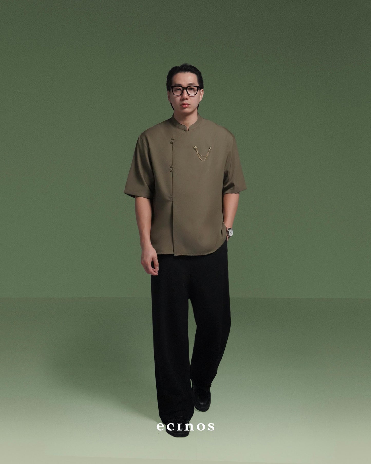 ECINOS Man - Aspen Side Button Top