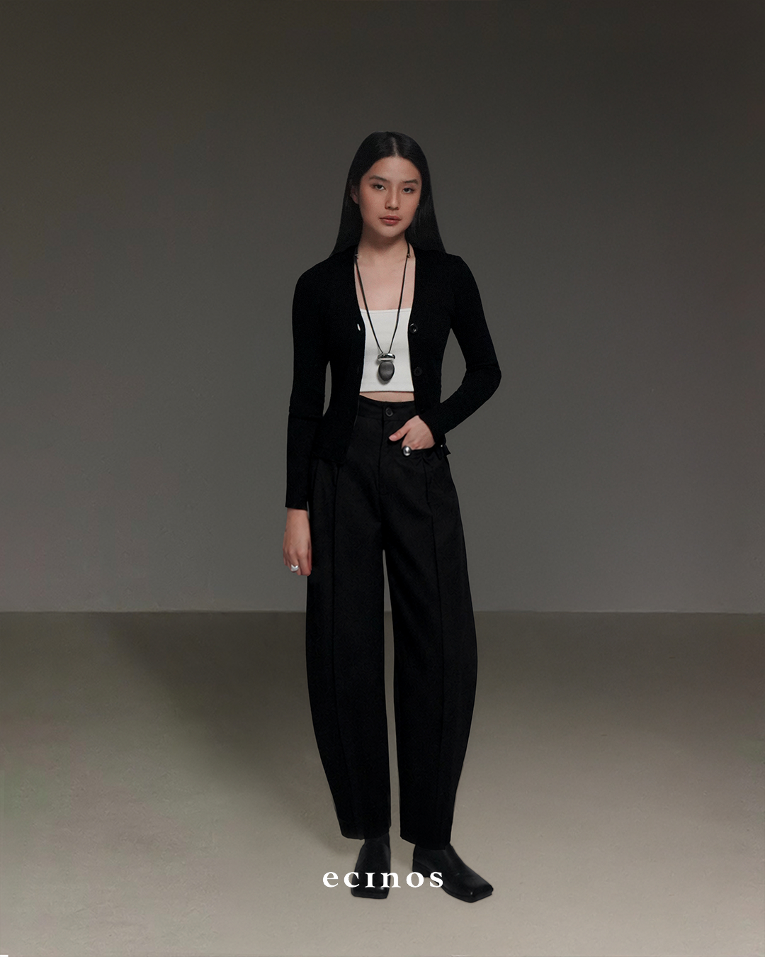 ECINOS - Chér Fitted Cardigan | Atasan Wanita | Cardigan Wanita Fitted