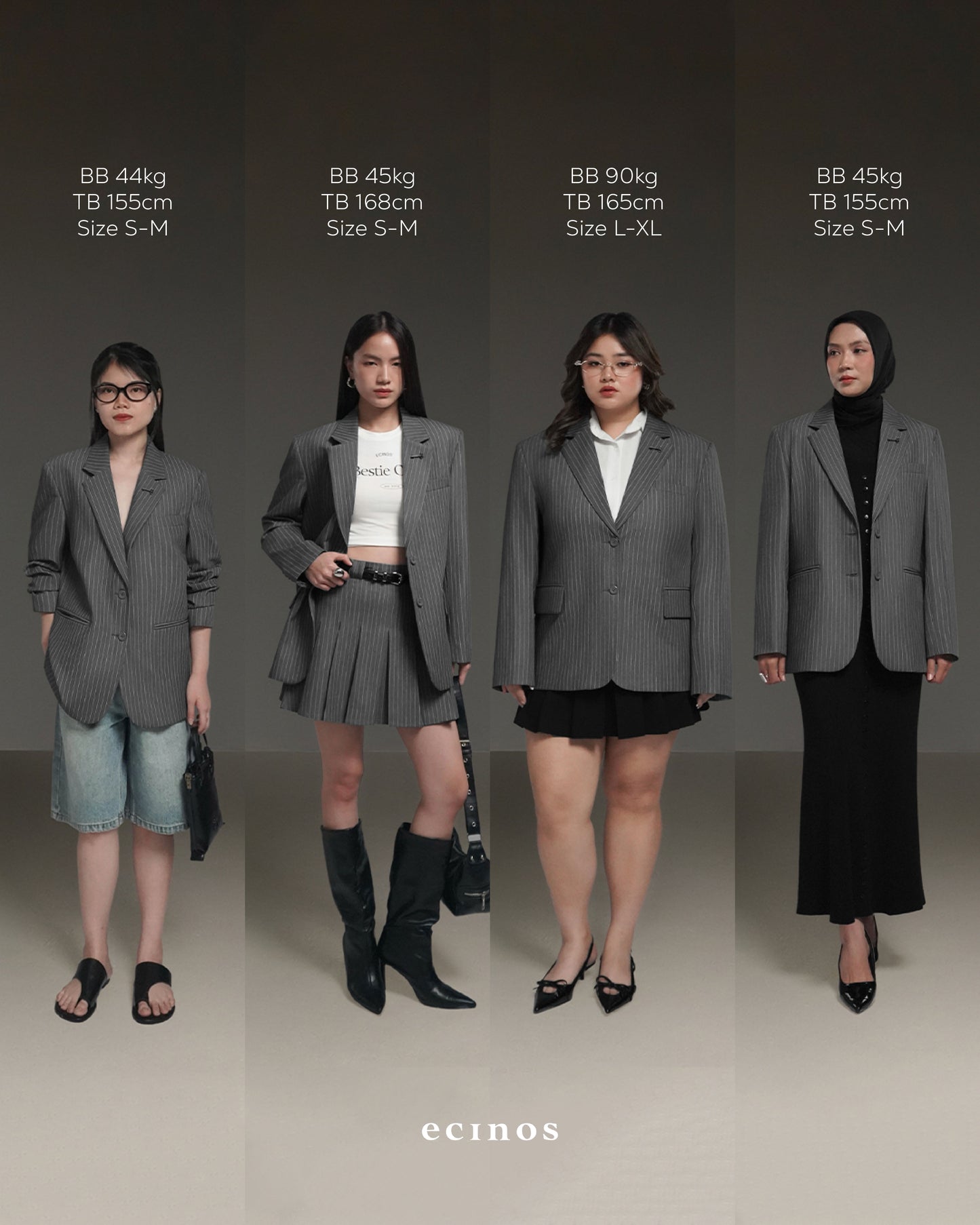 ECINOS - Tailored Oversized Blazer