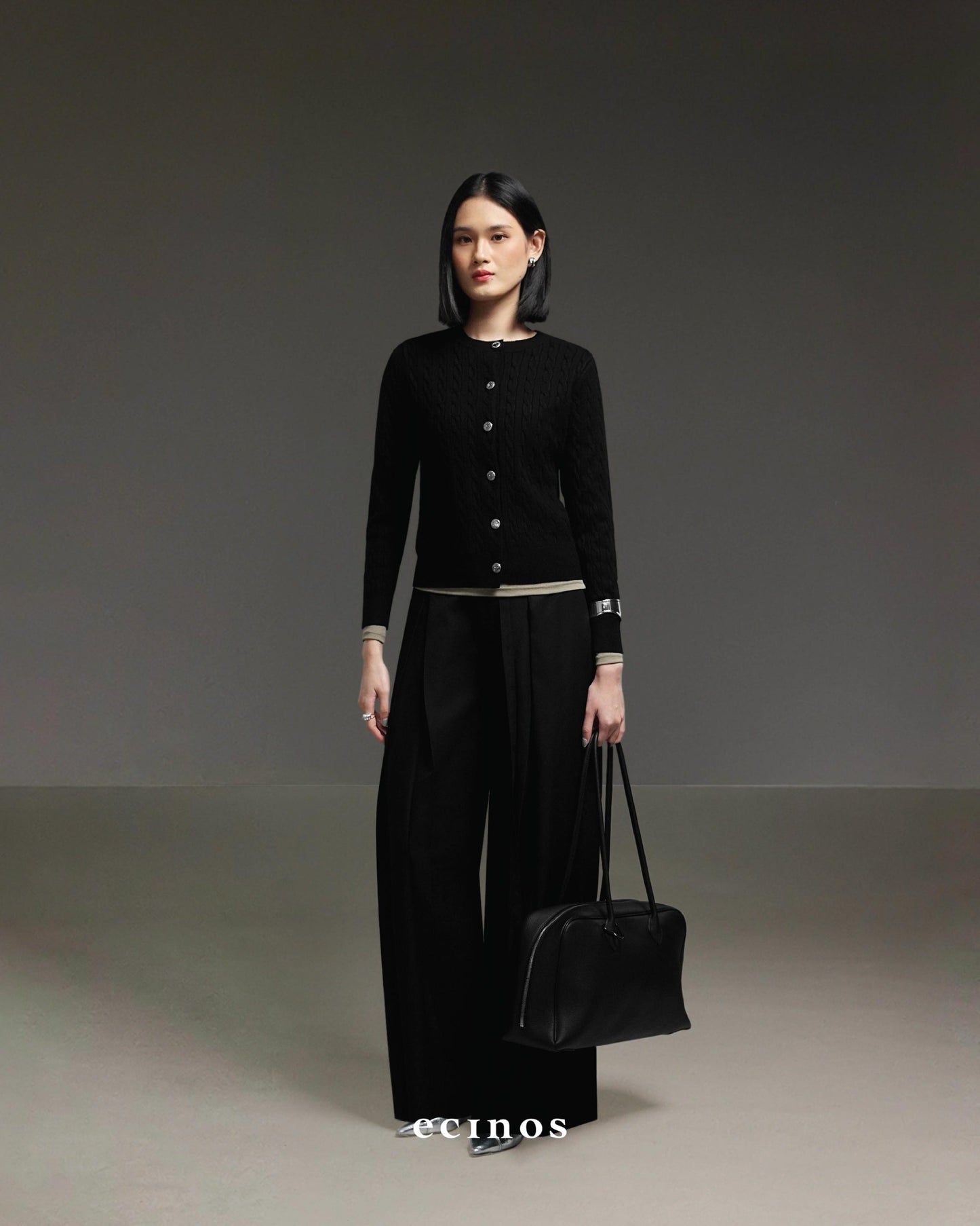 ECINOS - Celie Cable Knit Cardigan