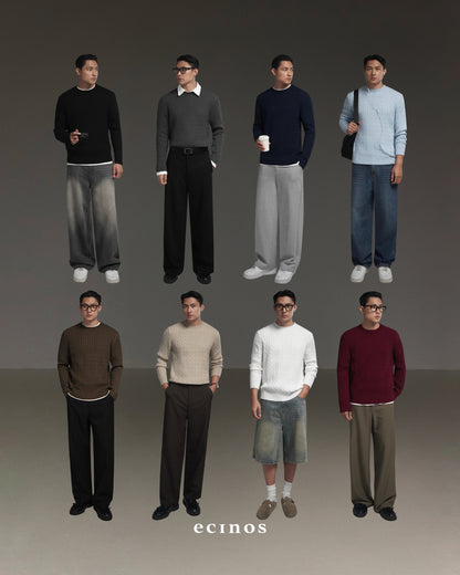 ECINOS Man - Cyrus Cable Knitted Top