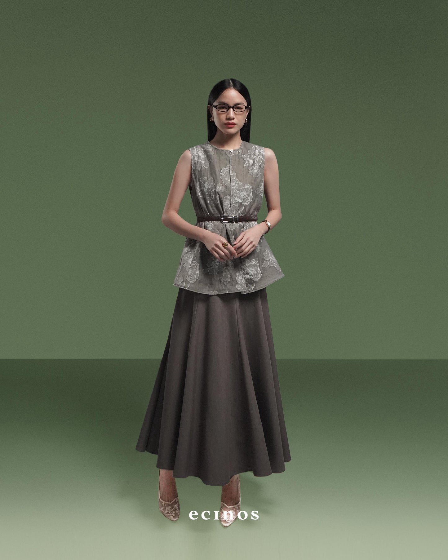 ECINOS - Camellia Panelled Outer