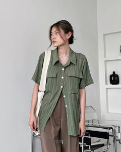 Irene Crinkle Top