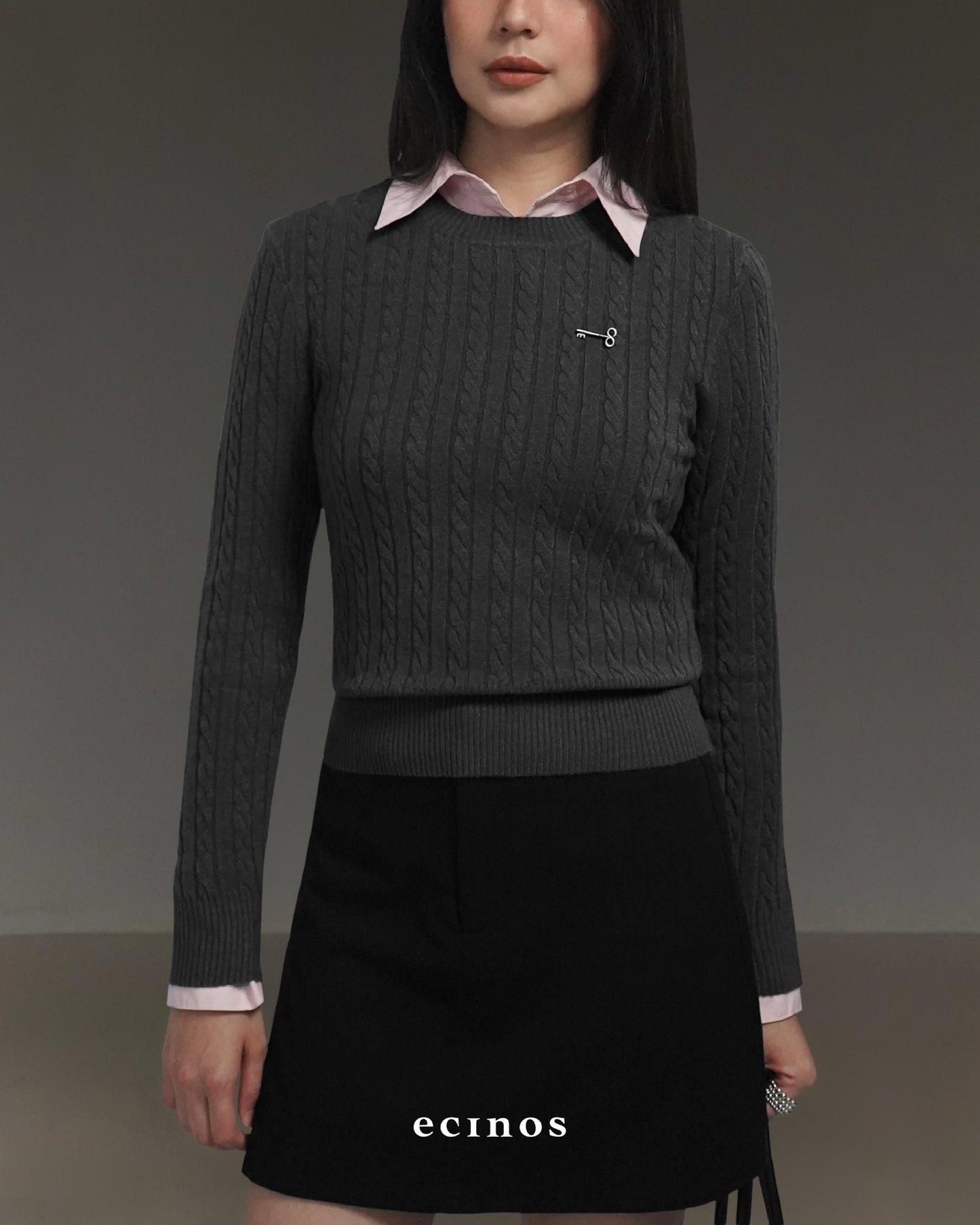 ECINOS - Cherise Cable Knitted Top