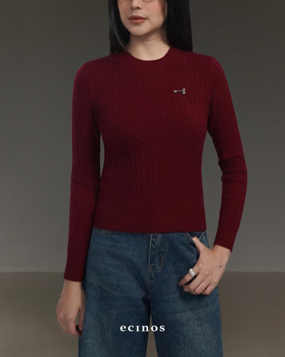 ECINOS - Cherise Cable Knitted Top