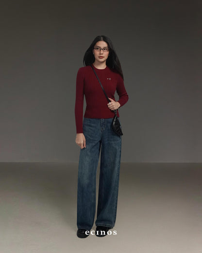 ECINOS - Cherise Cable Knitted Top