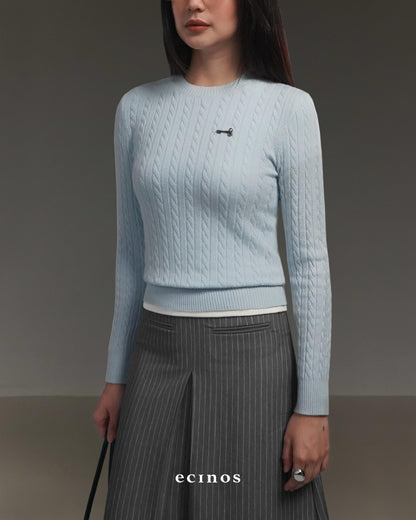 ECINOS - Cherise Cable Knitted Top