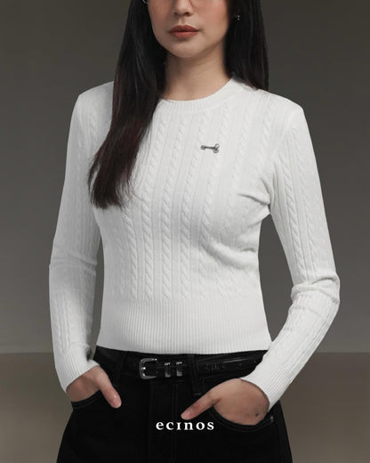 ECINOS - Cherise Cable Knitted Top
