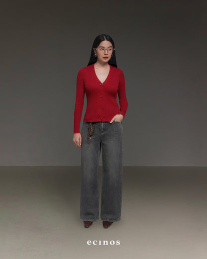 ECINOS - Chér Fitted Cardigan | Atasan Wanita | Cardigan Wanita Fitted