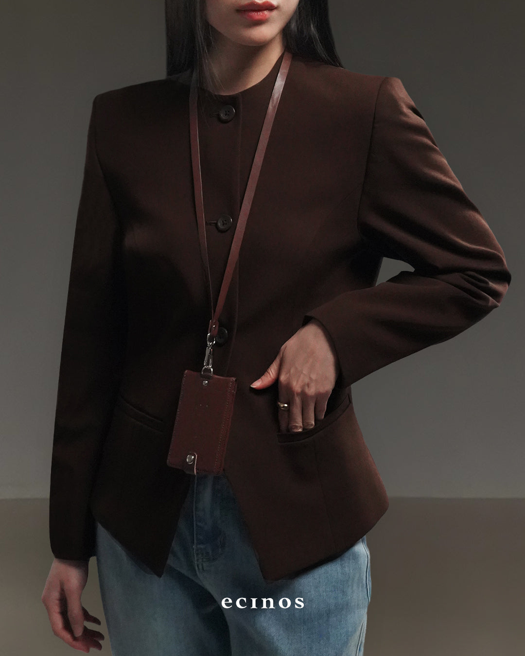ECINOS - Andrea Tailored Fitted Blazer