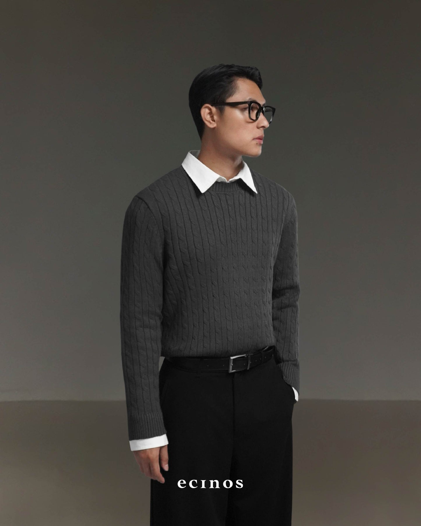 ECINOS Man - Cyrus Cable Knitted Top