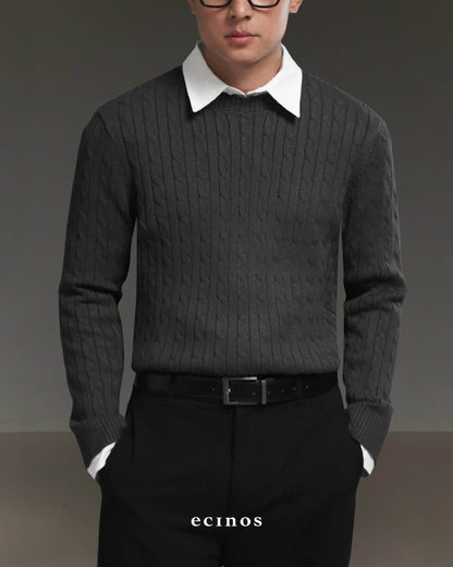 ECINOS Man - Cyrus Cable Knitted Top