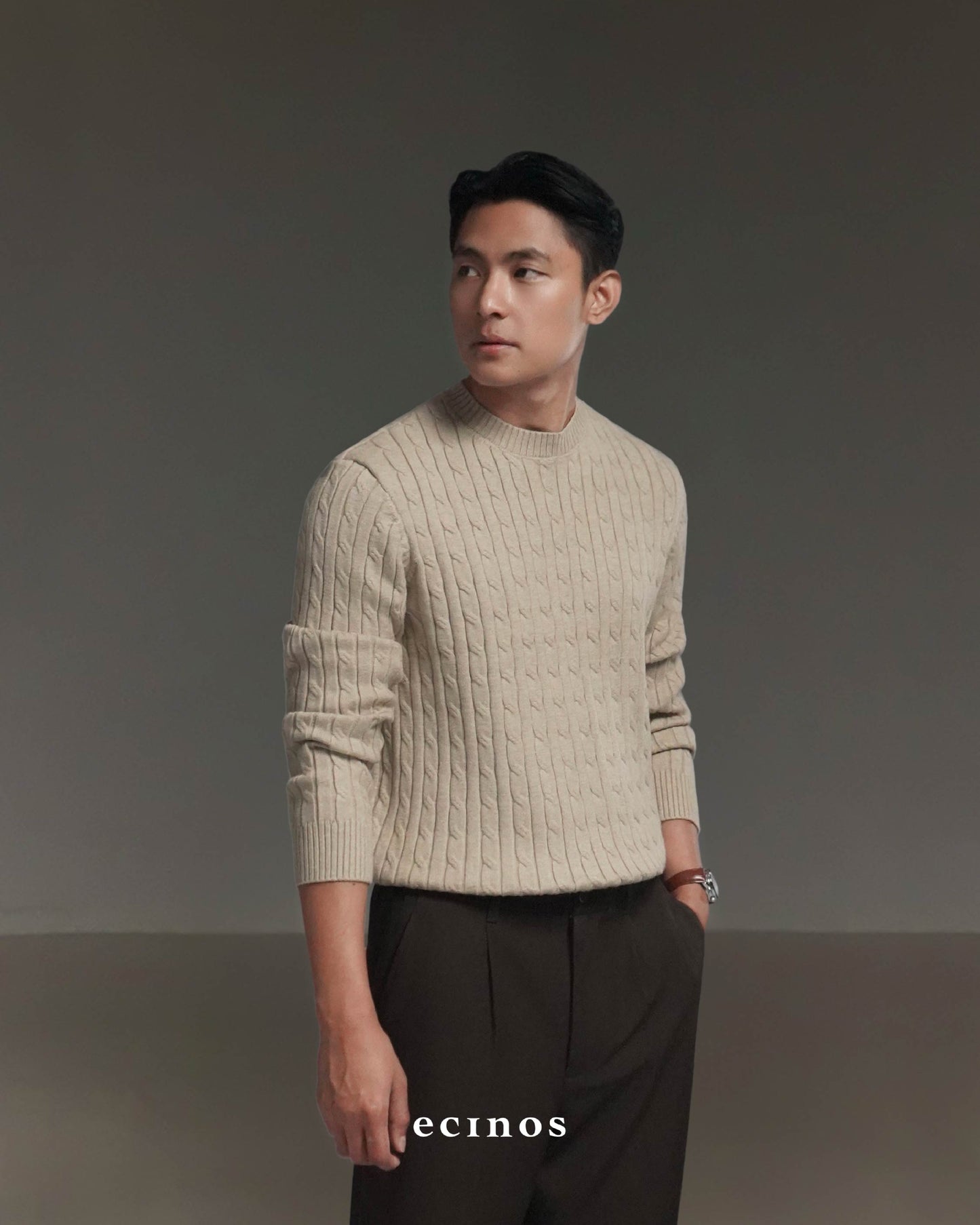 ECINOS Man - Cyrus Cable Knitted Top