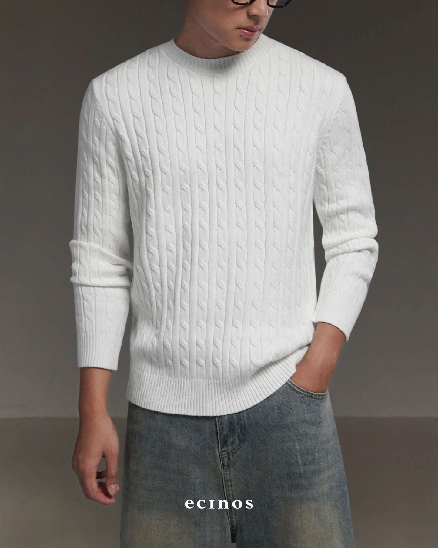 ECINOS Man - Cyrus Cable Knitted Top