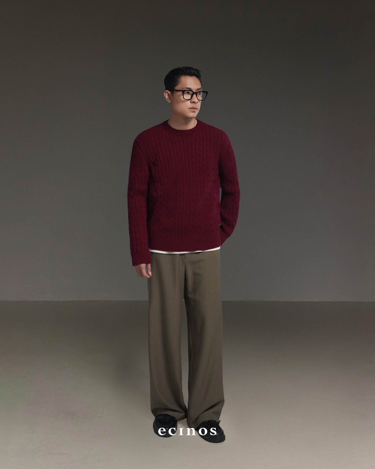 ECINOS Man - Cyrus Cable Knitted Top