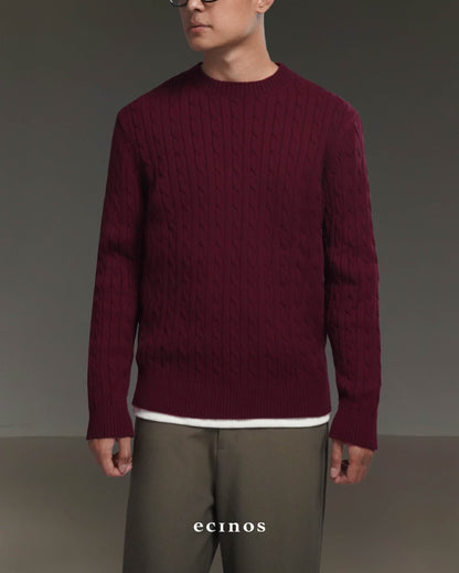 ECINOS Man - Cyrus Cable Knitted Top