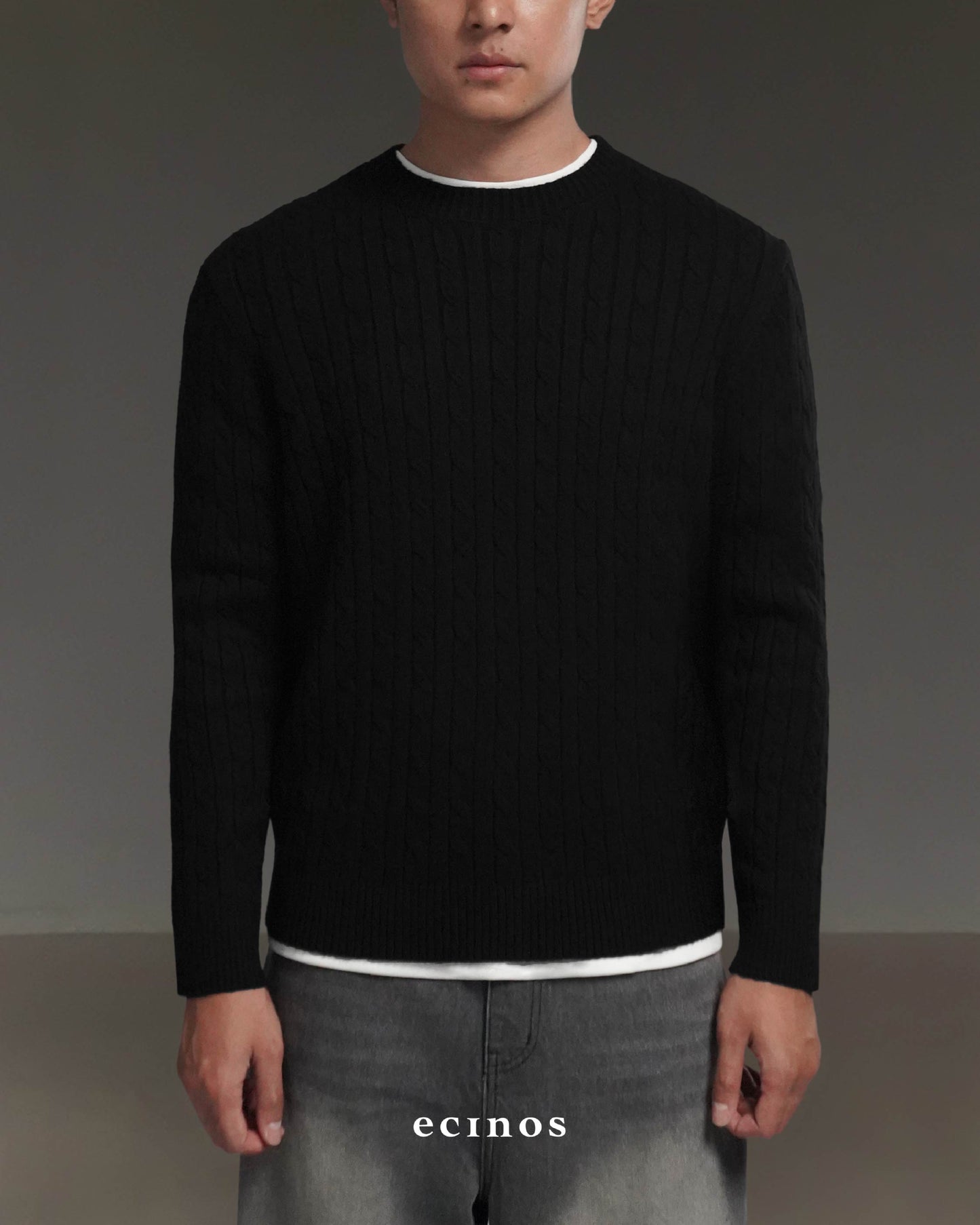ECINOS Man - Cyrus Cable Knitted Top