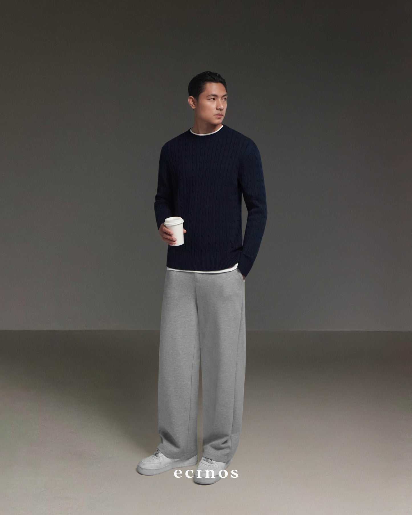 ECINOS Man - Cyrus Cable Knitted Top
