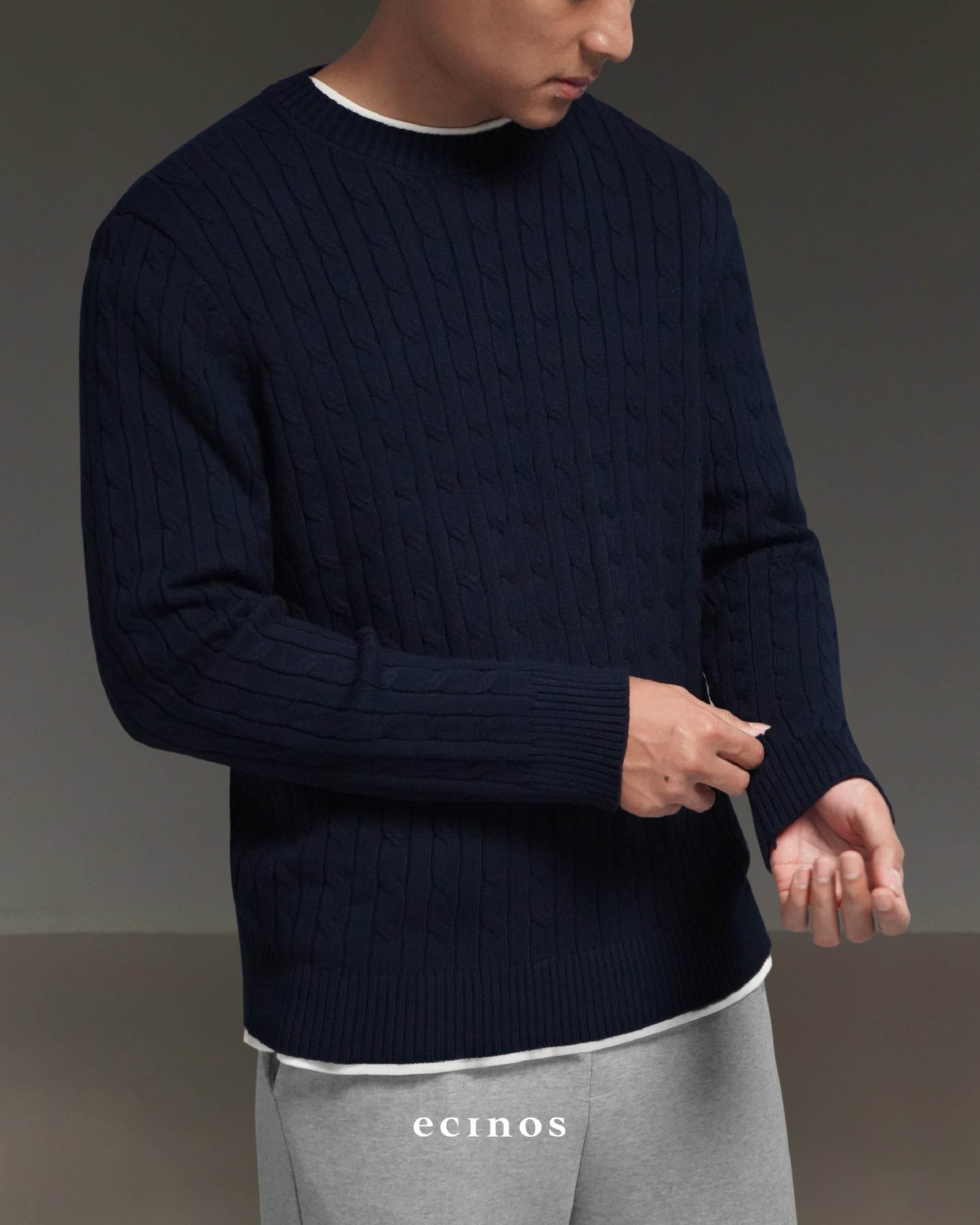 ECINOS Man - Cyrus Cable Knitted Top