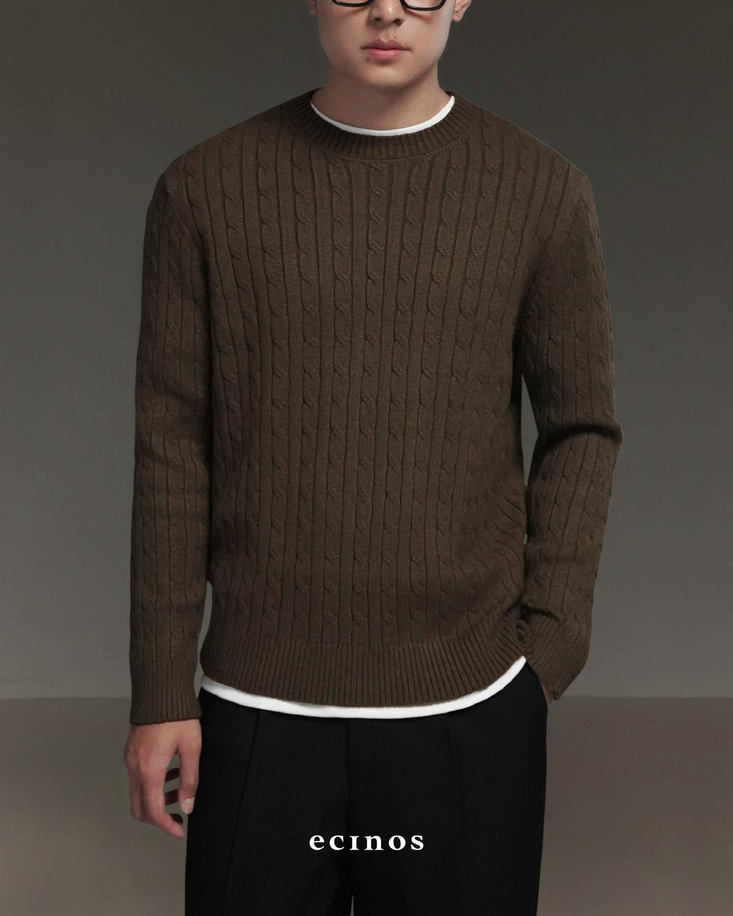 ECINOS Man - Cyrus Cable Knitted Top