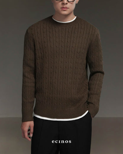 ECINOS Man - Cyrus Cable Knitted Top