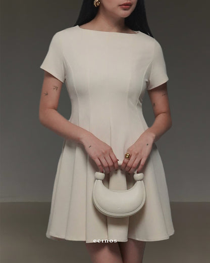 ECINOS - Paige Panel Wool Flared Dress