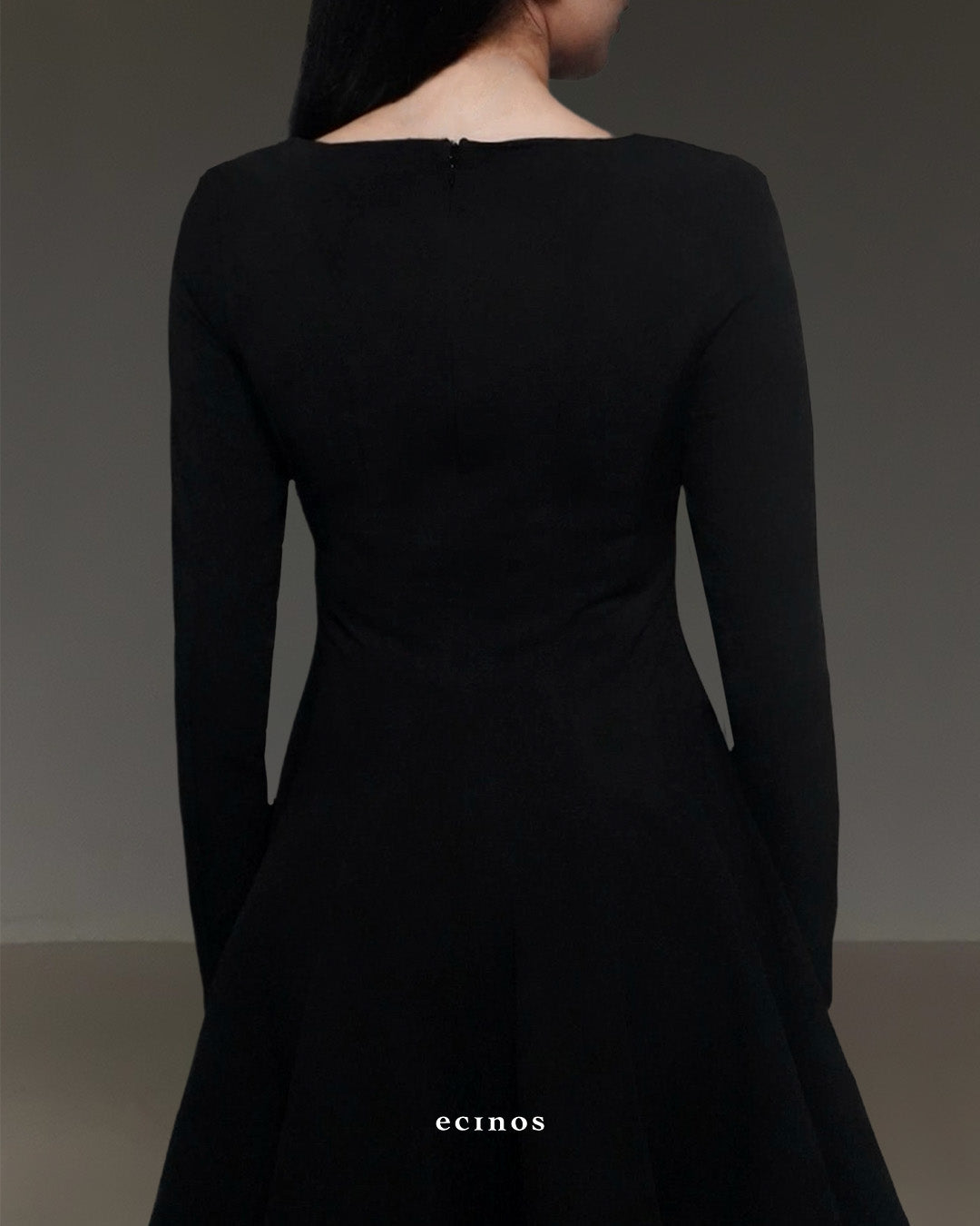 ECINOS - Paige Panel Wool Flared Dress