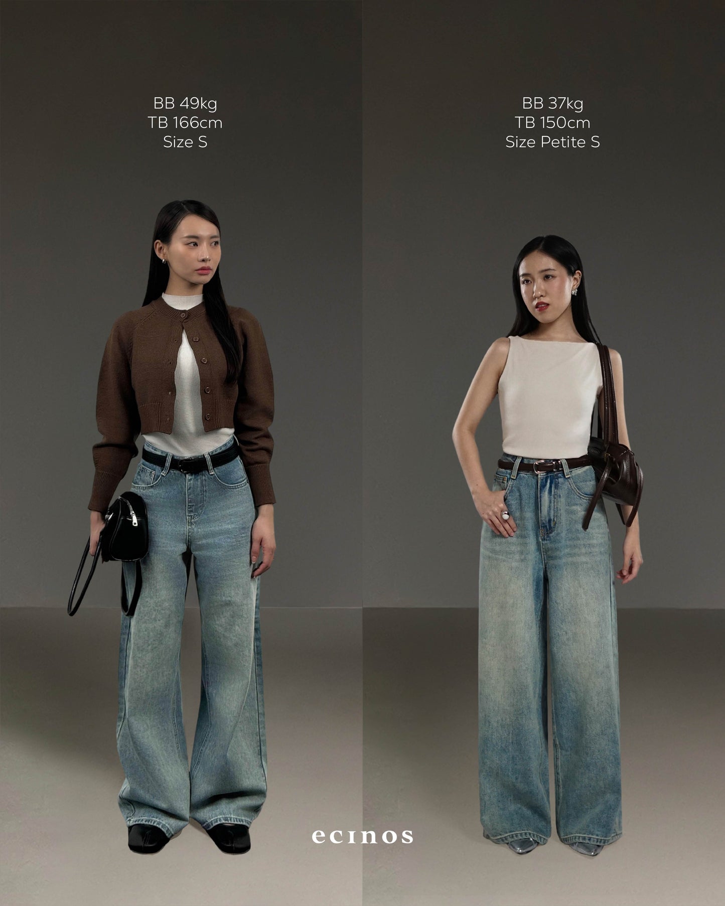 ECINOS - DENIM Wide Jeans