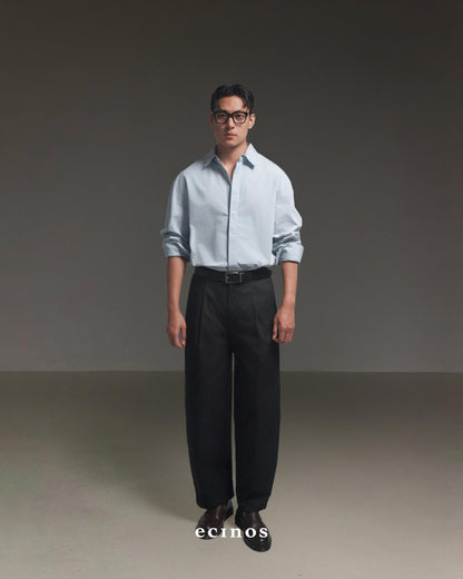 ECINOS MAN - Don Barrel Cotton Trousers