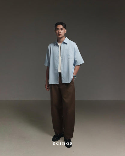ECINOS MAN - Don Barrel Cotton Trousers