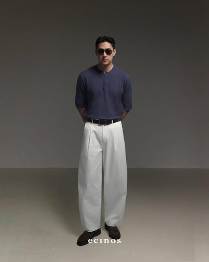 ECINOS MAN - Don Barrel Cotton Trousers