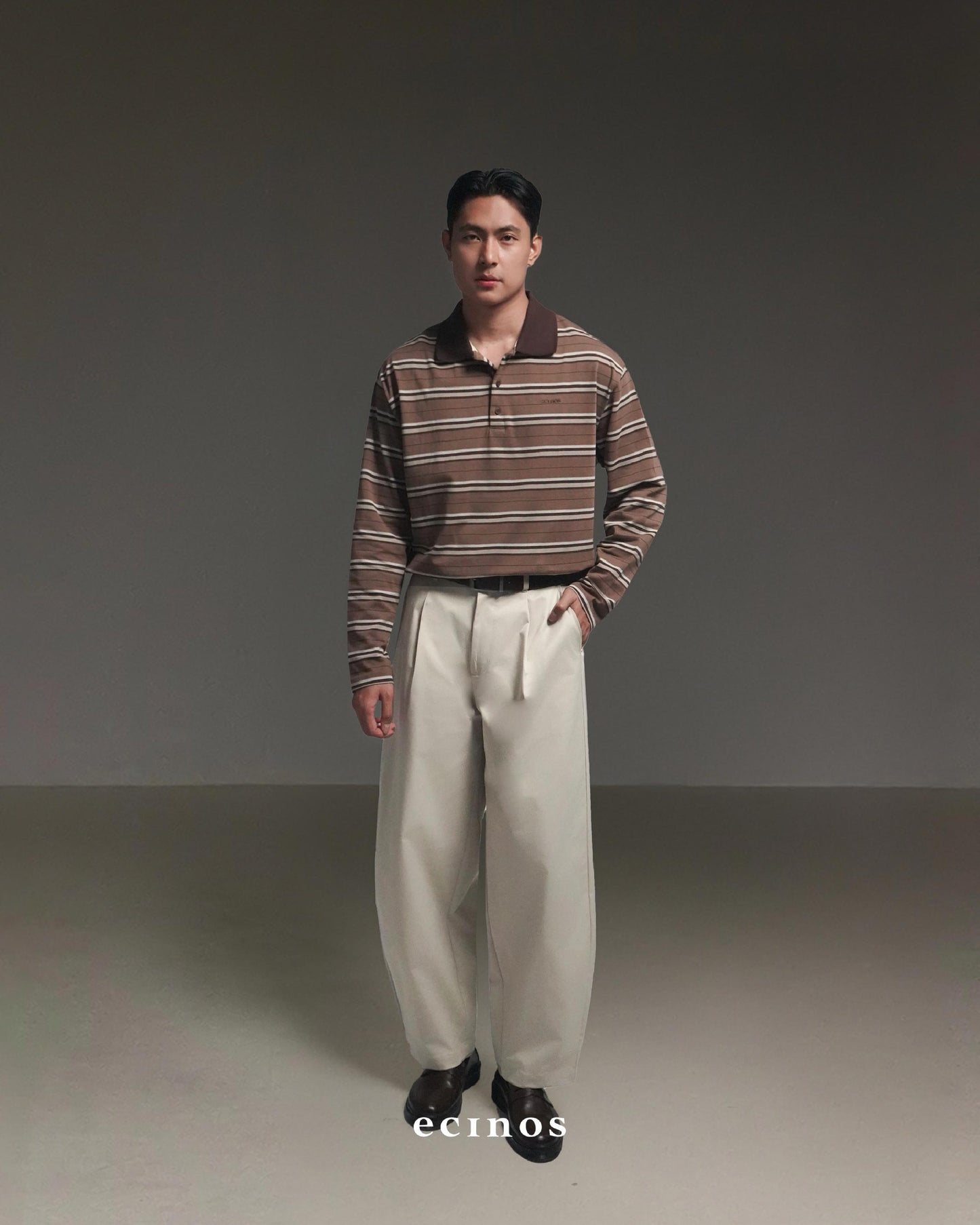 ECINOS MAN - Don Barrel Cotton Trousers