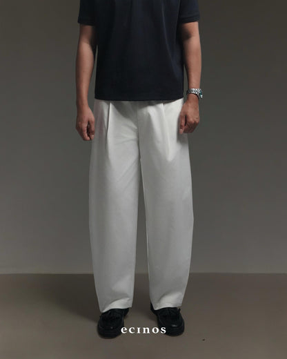 ECINOS MAN - Don Barrel Cotton Trousers