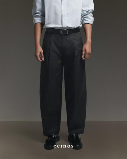 ECINOS MAN - Don Barrel Cotton Trousers